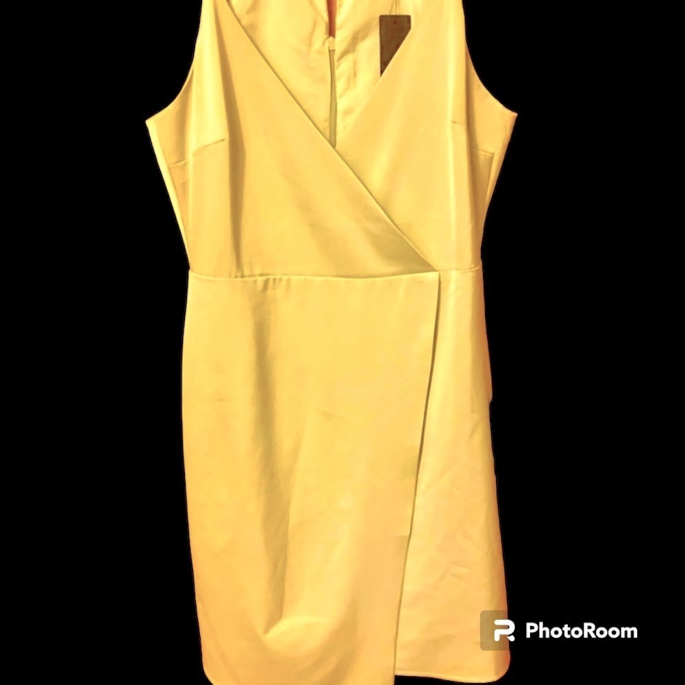Lulus Sleeveless Mini Dress New With Tags Tan Khaki Color Lined Size Small